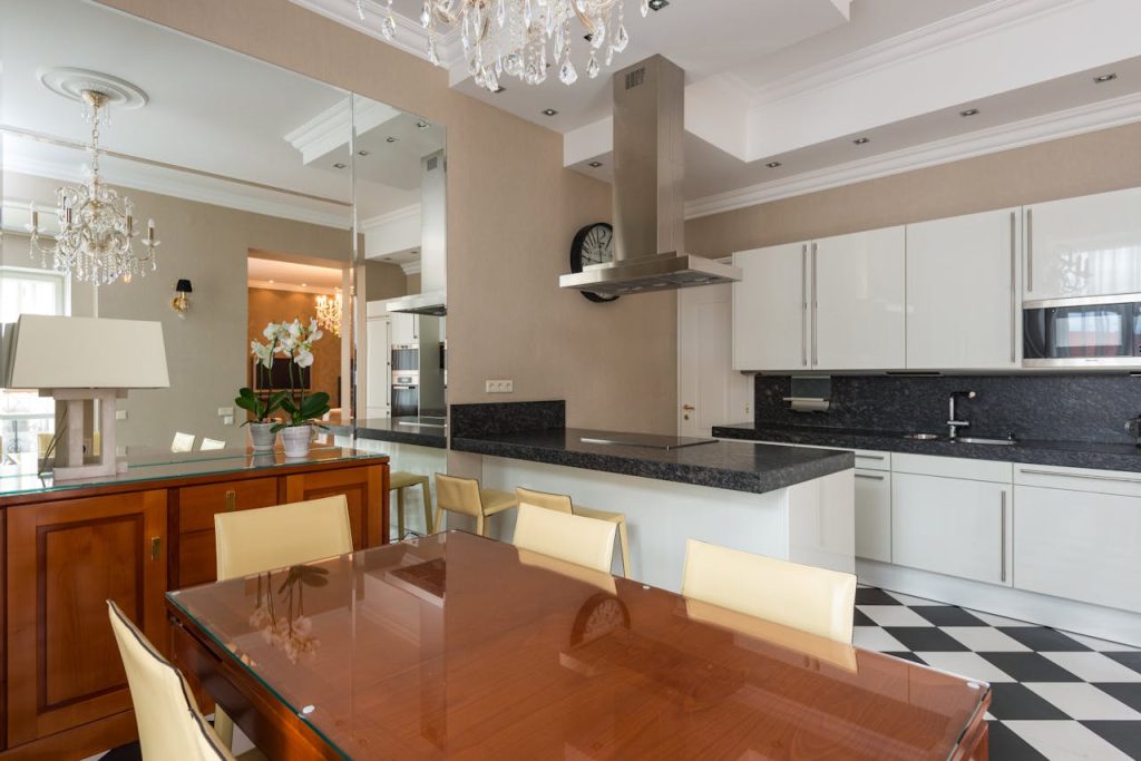 stainless steel modular kitchen